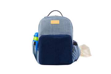 Diaper Backpack In Denim