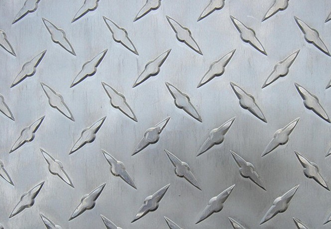 Embossed Tread Plate-Five Bar for Floor and Stair Stucco Diamond