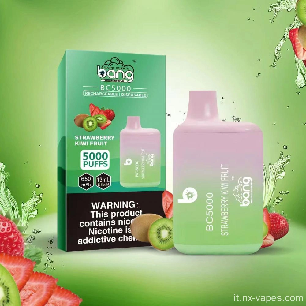 ELF BAR BC5000 Ultra - Raspberry Watermelon 5% Sigaretta elettrica usa e  getta - Ricaricabile