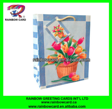 Recyclable gift paper bag