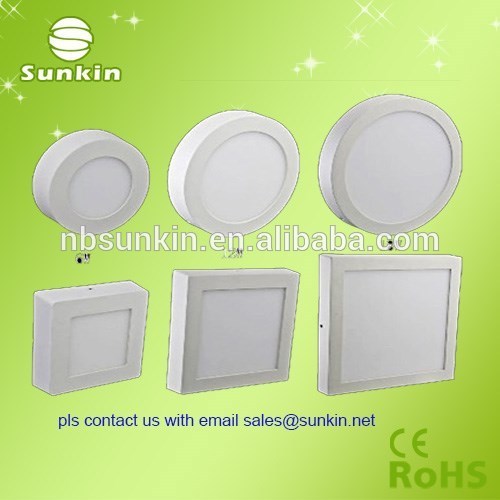 Secure payment suface mounted Round 18W led panel light, led panel light price with CE Rohs certificate