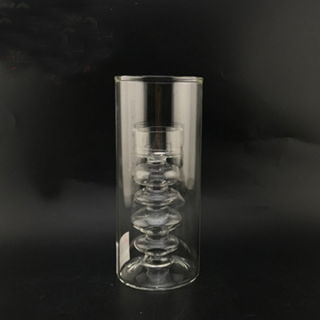 Double Wall Candle Holder Borosilicate glass candle holder