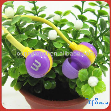 Promotional flat cable earphone with mic