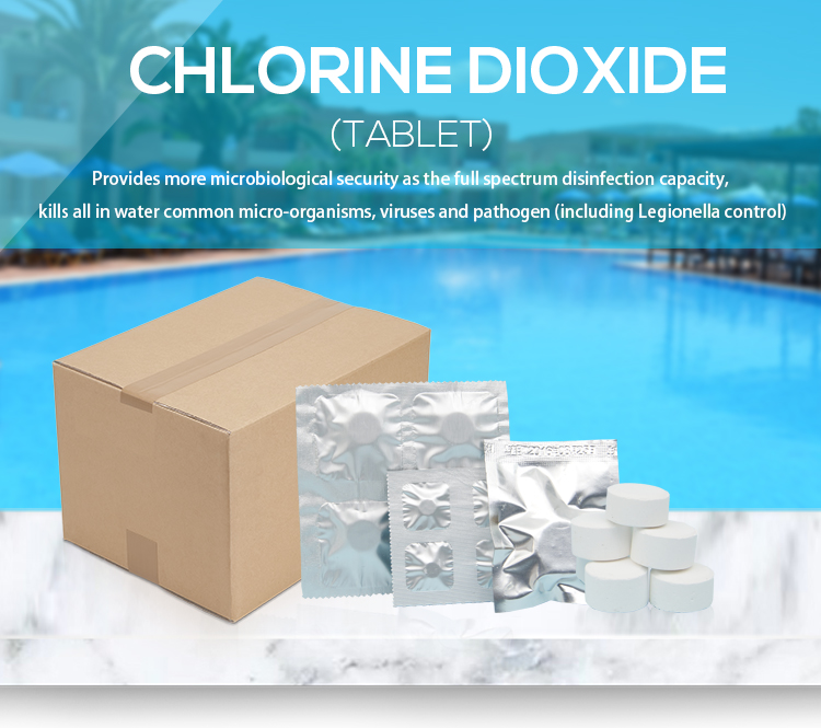 EINECS NO 233-162-8 clo2 for swimming pool disinfection