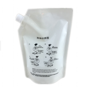 1.5L gasoline plastic packaging bag for hydraulic oil