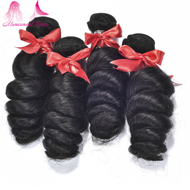 natural color raw unprocessed virgin peruvian hair weave big curly water wave human hair extension in dubai