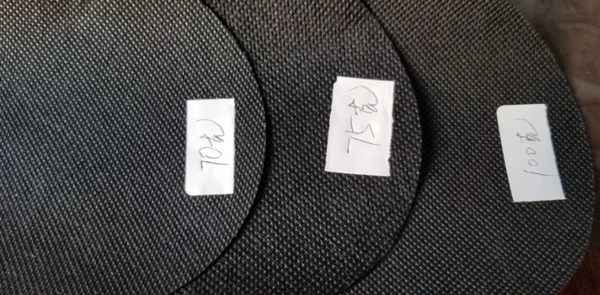 Черный нетканый Black Nonwoven