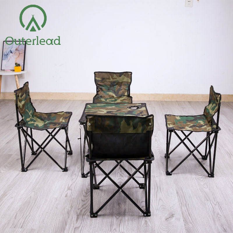 Folding Camping Table With Seats 4 Jpg