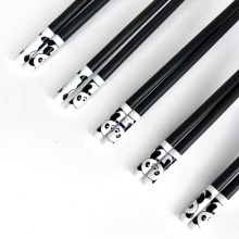 Eco-Friendly Safety Chopsticks: Cute Cartoon Panda Alloy Chopsticks for Kids