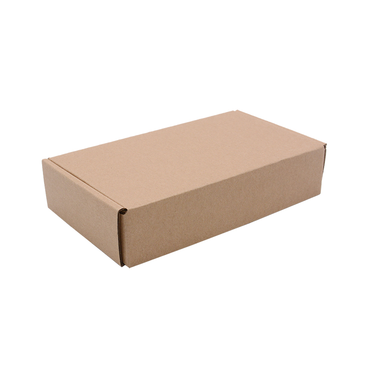 Brown Plain Paper Shipping Corrugated Box For Mailing Custom Size kraft mailing boxes colorful packaging box