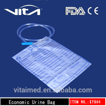 Wholesale 1500ml urine bag transparent foil urine bag plastic bag for medication