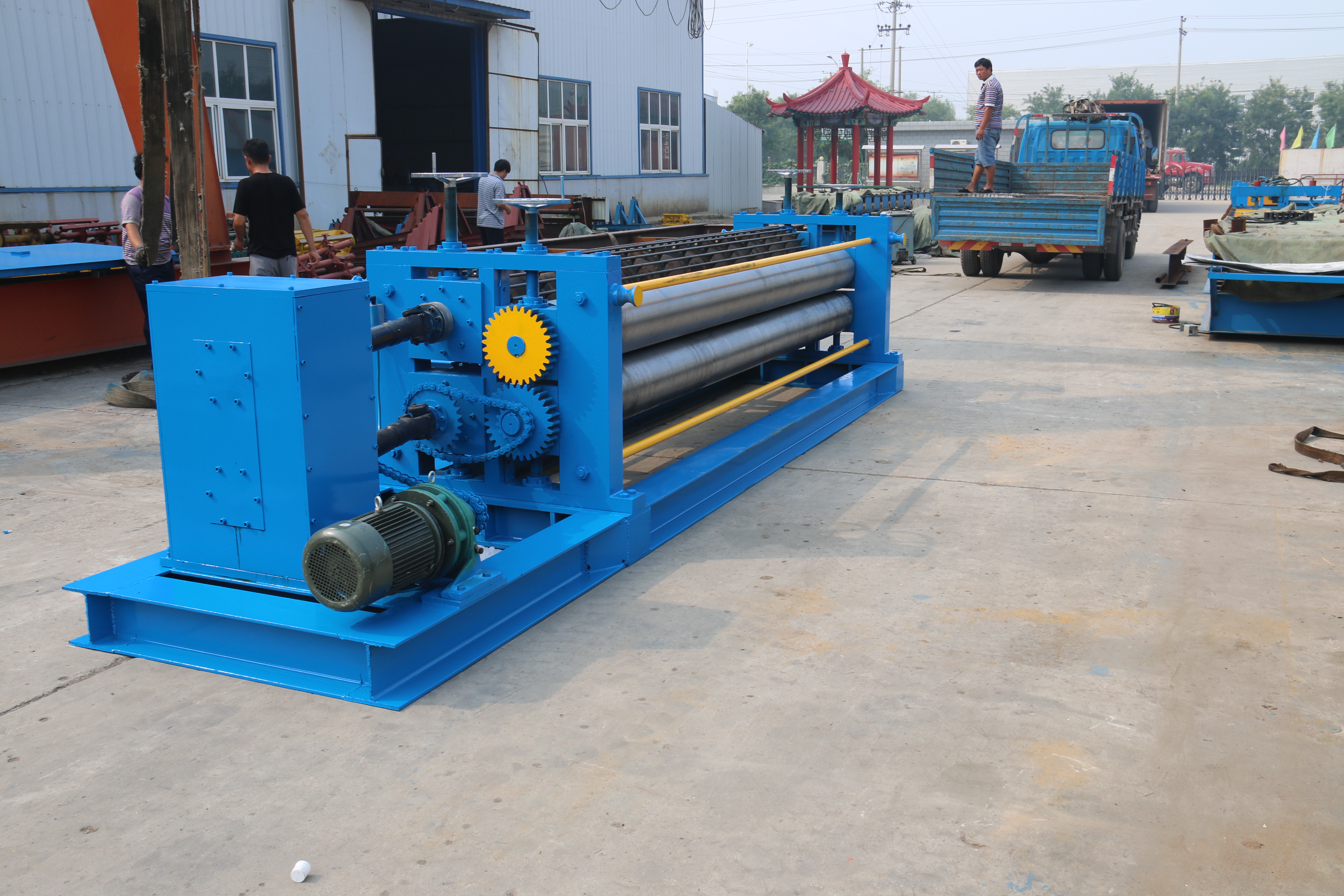 Transverse type 800 water ripple steel sheet  roll forming machine for sale