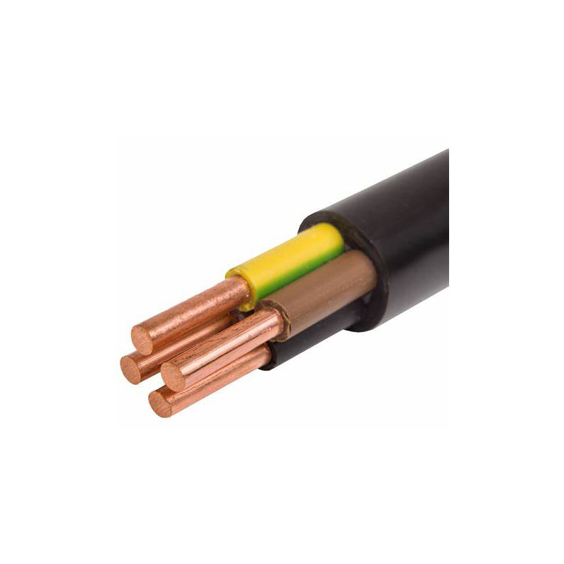 NYY 4 cores solid copper conducor pvc insulated and sheahted VV power cables