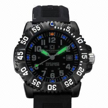 Tritium Watch with Swiss Ronda Movement, Unique and Novelty Tritium Gas Apply to Watch, OEM/ODM