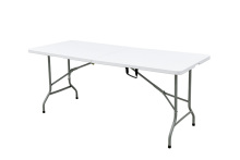 outdoor party using folding table