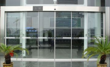 Aluminium glass slide hotel entrance automatic door