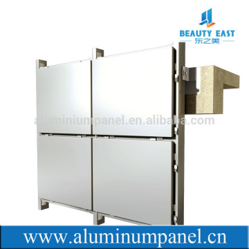 Building decorative wall cladding fixing system aluminum solid wall panel