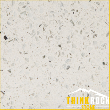 Gem White Galaxy Quartz Stone for Restaurant Table