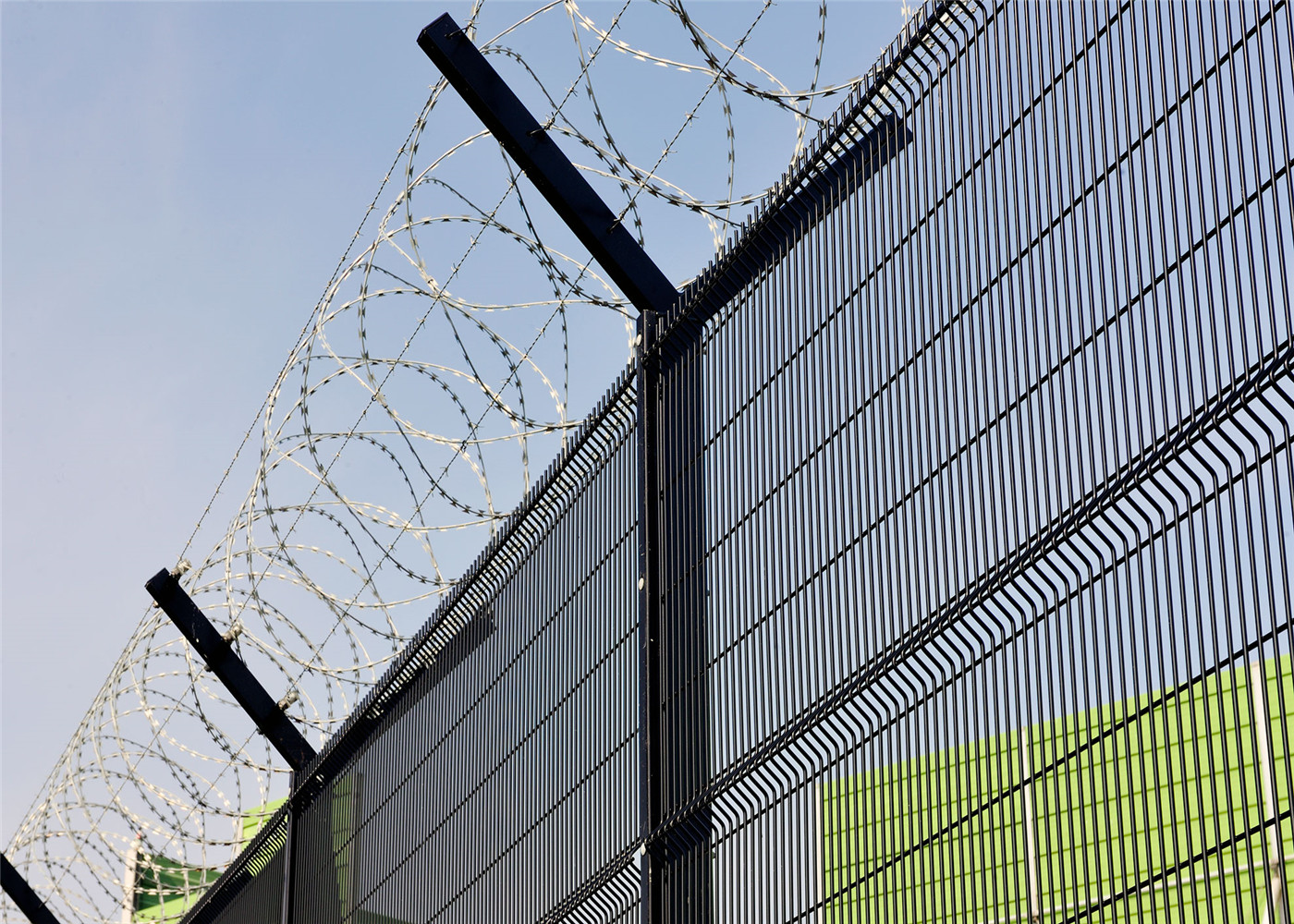 fence with razor wire