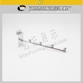 chrome straight 4 balls display slat wall hooks