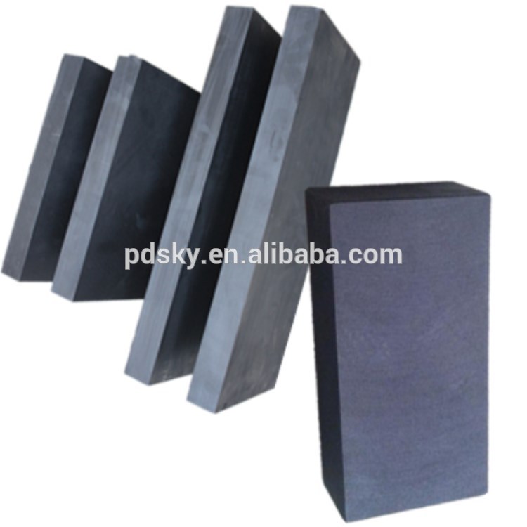 ISO9001 High Density Artifical Isostatic Graphite Product /Customized Big Graphite Block