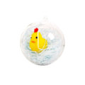 Decoratie ornament kerstboom plastic ballen bol