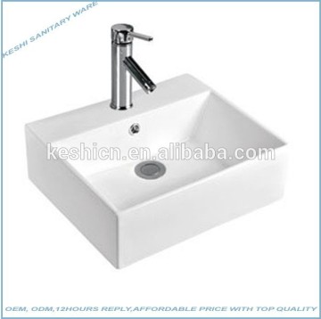 Ceramic sink quadrilateral art basin