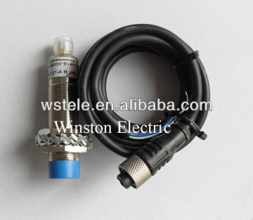 M18 inductive proximity sensor with straight connector