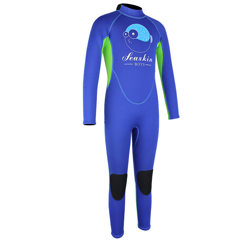 Seaskin erkekler uzun kollu sualtı dalış wetsuits