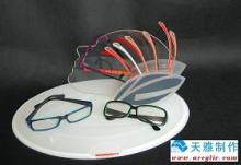 Acrylic eyeglasses display stand