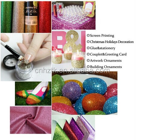 wholesale laser glitter powder / holographic powder for nail art