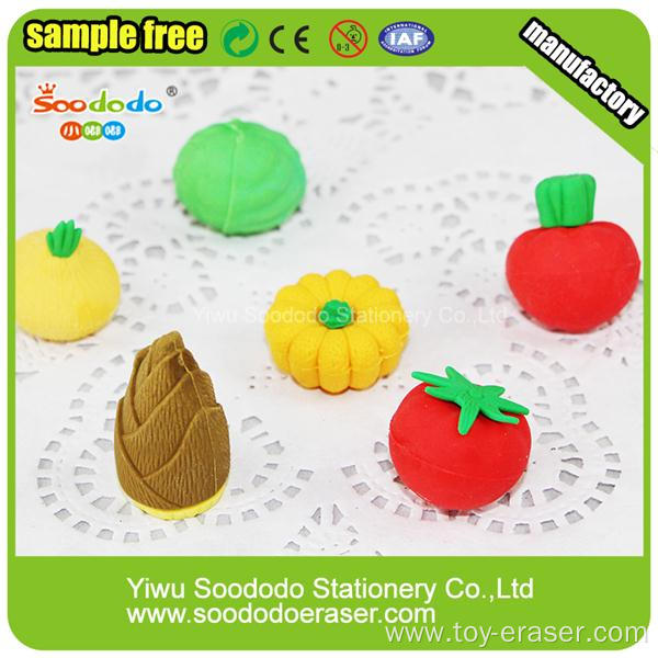 3D Different Fruit Shape Practical Pencil Erasers