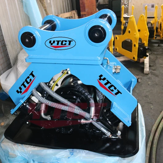 Ytct Hydraulic Mini Excavator Soil Compactor Machine Plate