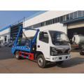 4x2 5CBM 10CBM Capacity Swing arm garbage truck