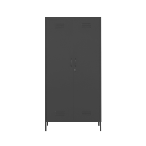 Conception de placard de garde-robe d&#39;armoire moderne noire
