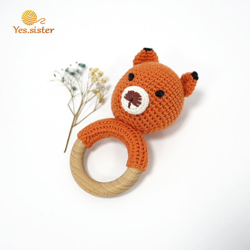 Crochet Fox Teether