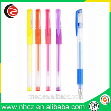Plastic Blue Gel Pen with Highlight Color Ink