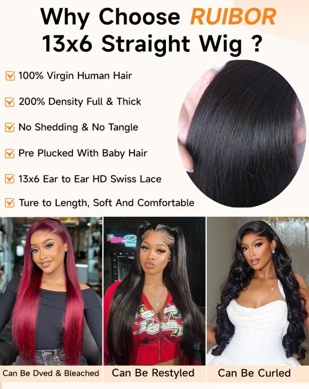 Soft 13x6 Lace Front HD Wig