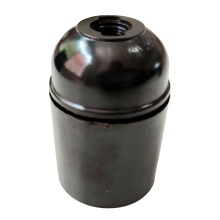 Bakelite Plastic Lamp Holder E27 with Ring