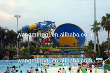 2016 new products fiberglass big water slides
