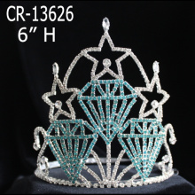 Rhinestone Star Crowns Diamond Stars Crystal Tiara