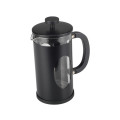 Lebensmittelqualität Edelstahl Black Frame Glass French Press