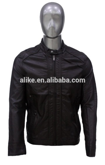 ALIKE man pu leather jacket spring jacket