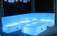 Waterproof Bar And Club Illuminated Sofa  With Lithium Battery