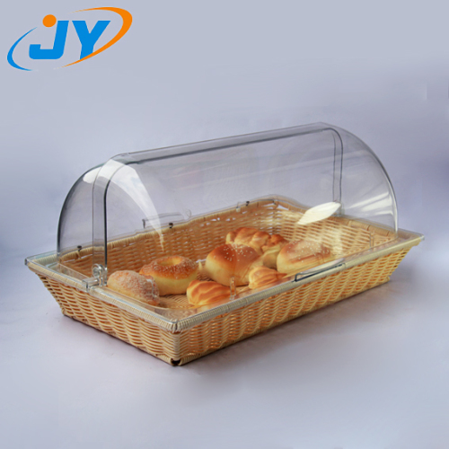 PP Rattan Hotel Food Basket With Cover