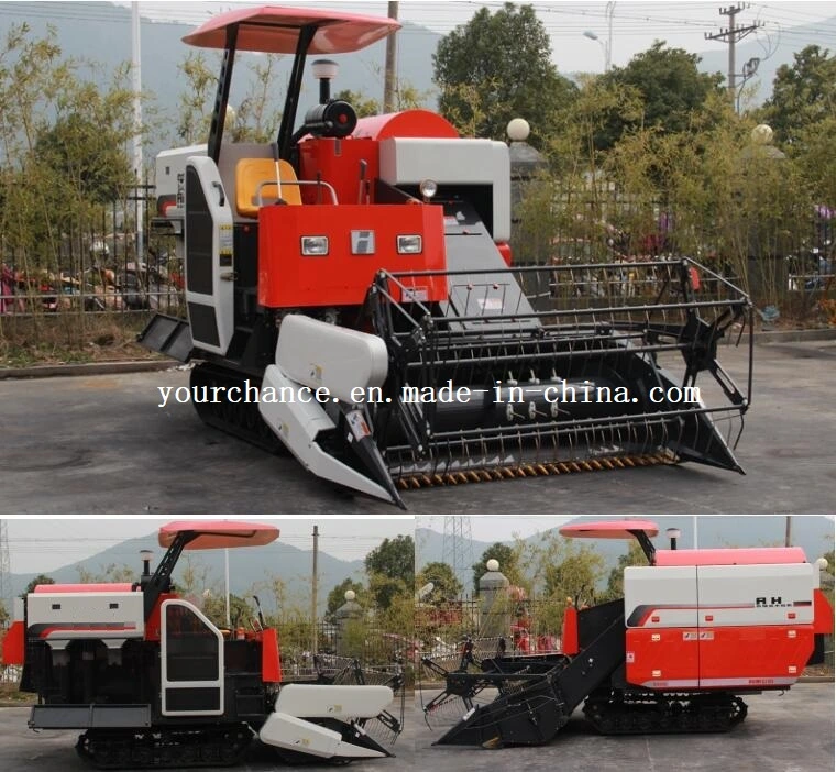 High Quality 4lz-4.0 Cheap Rice Wheat Combine Harvester with ISO Ce Pvoc Coc Certificate for Sale