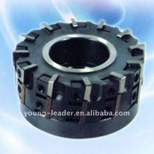 Indexable Fine toothed facing mill with wedge supporting pressed kr90