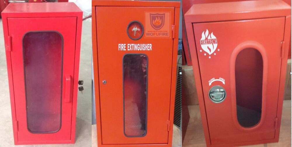 5-9KG single steel fire fighting extinguisher cabinet