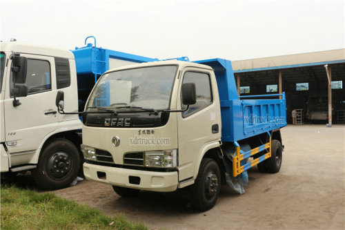 4CBM Dongfeng Barrel Collection Garbage Truck Euro 4