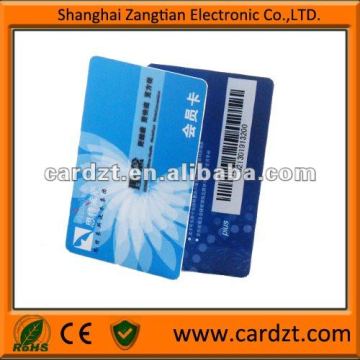 Barcode Plastic Card pvc id card